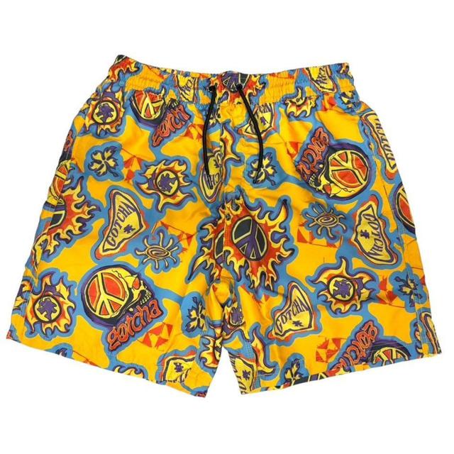 Gotcha Men's Shorts - Yellow - 30" on Productcaster.