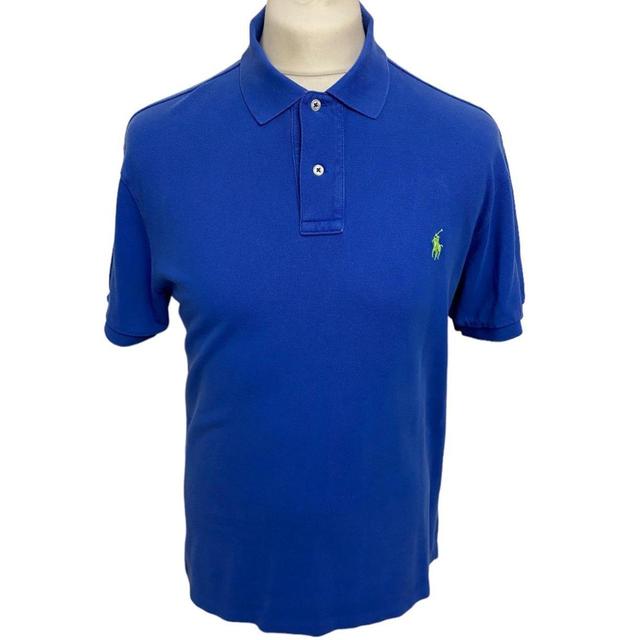 Polo Ralph Lauren Men's Polo shirt - Blue - L on Productcaster.