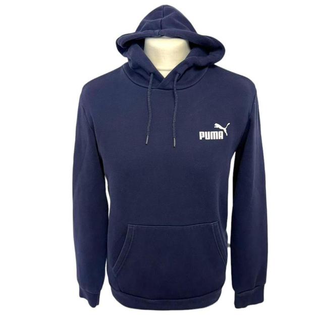 Puma Men's Hoodie - Navy - S on Productcaster.