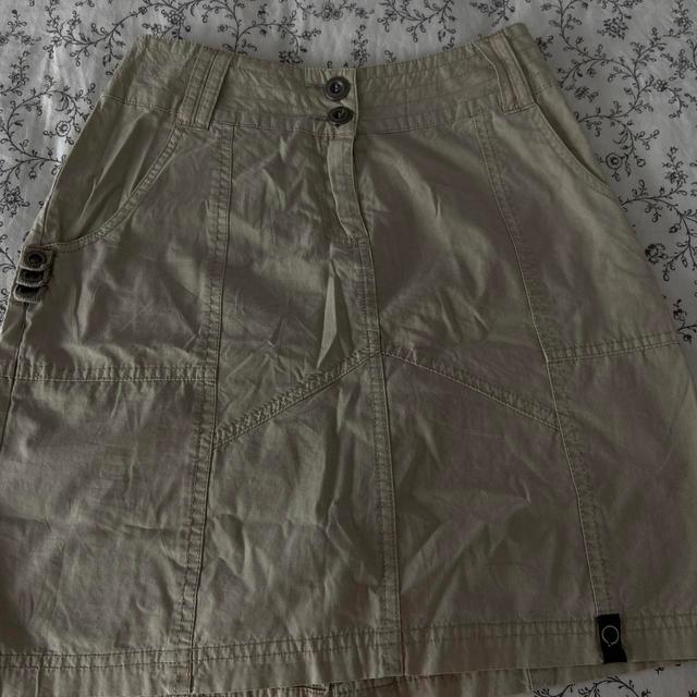 Women's Skirt - Tan/Cream - UK 8 on Productcaster.