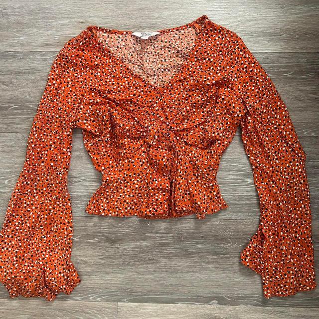 Miss Selfridge Women's Top - Orange - 6 on Productcaster.