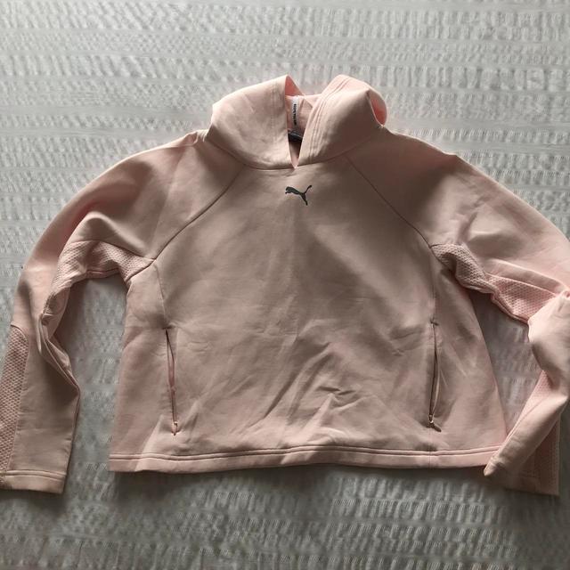 Puma Women's Hoodie - Pink - 10 on Productcaster.