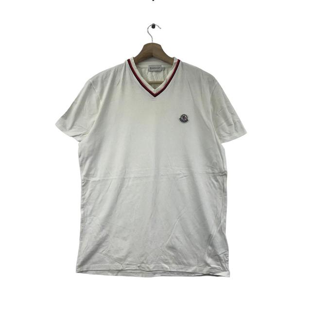 Moncler Men's T-shirt - White - L on Productcaster.