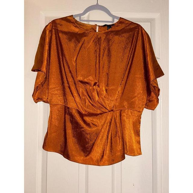 New Look Women's Blouse - Orange - 14 on Productcaster.