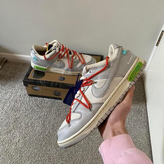 Off-White Men's Trainers - Grey - UK 10 on Productcaster.