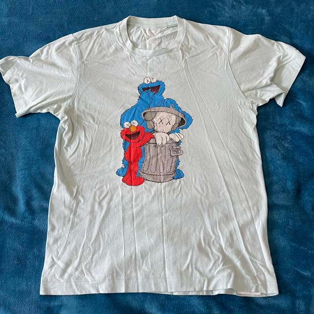 Kaws Men's T-shirt - Blue - M on Productcaster.