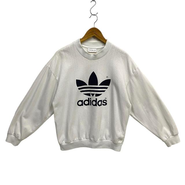 Adidas Men's Sweatshirt - White - L on Productcaster.