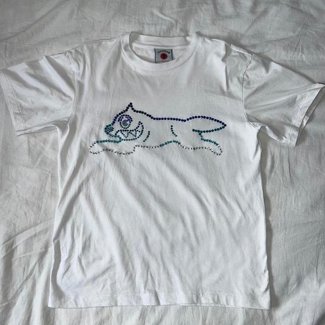 Billionaire Boys Club Women's T-shirt - White/Blue - S on Productcaster.