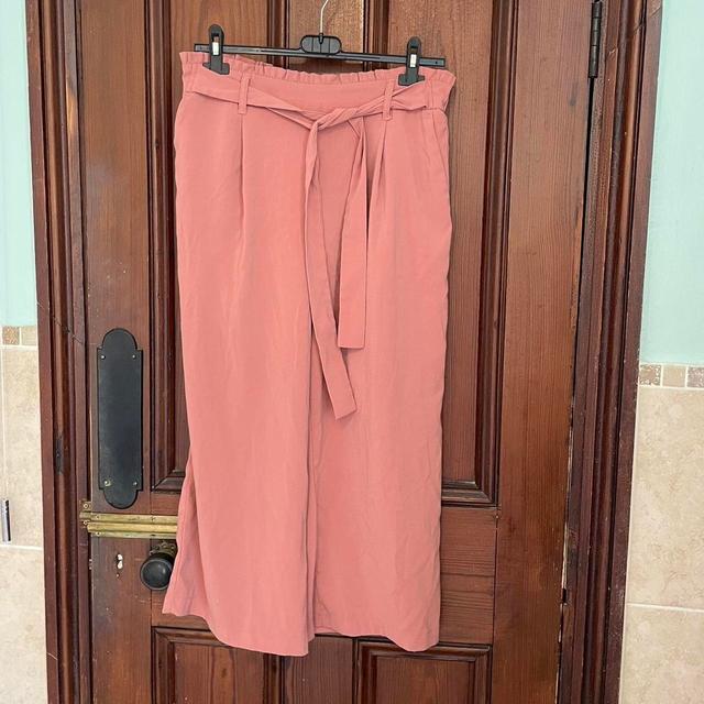 New Look Women's Trousers - Pink/Orange - UK 12 on Productcaster.