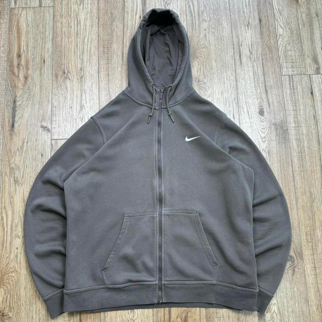 Nike Men's Hoodie - Grey/Brown - XL on Productcaster.