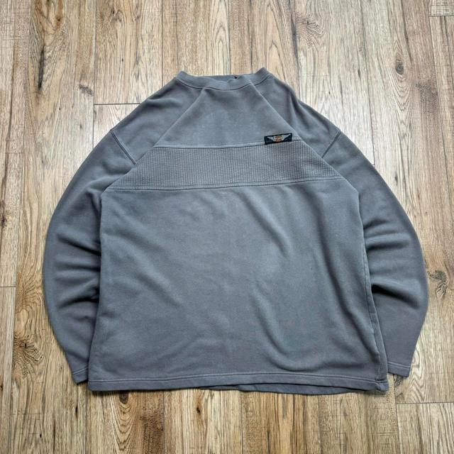 Harley Davidson Men's Sweatshirt - Grey - M on Productcaster.