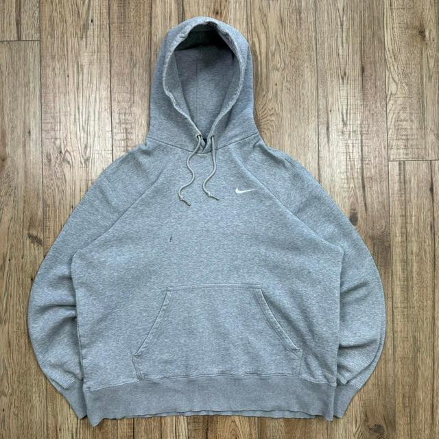 Nike Men's Hoodie - Grey - L on Productcaster.