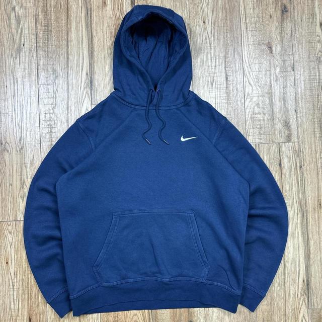 Nike Men's Hoodie - Navy - L on Productcaster.