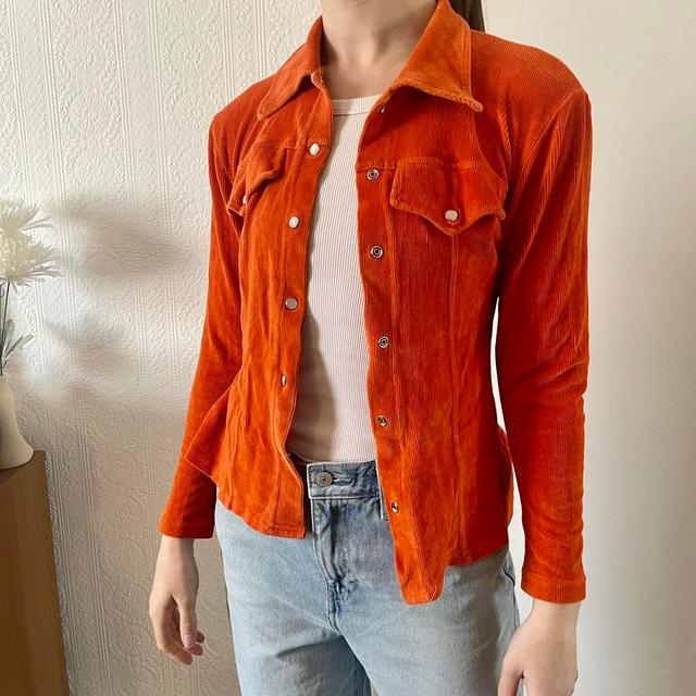 Vintage Women's Lightweight Jacket - Orange - UK 12 on Productcaster.