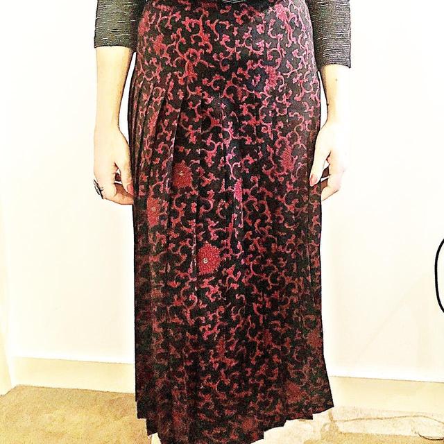 Women's Maxi Skirt - Burgundy - UK 6 on Productcaster.