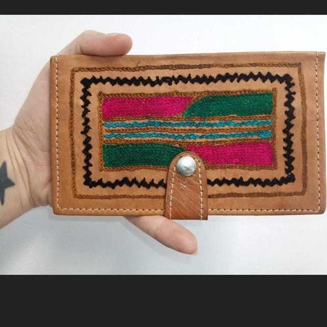 Handmade Women's Wallets - Tan/Multi on Productcaster.