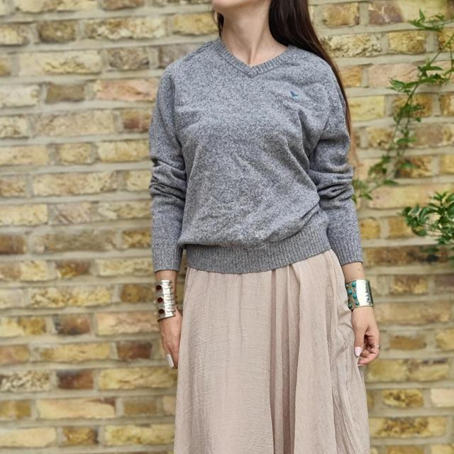 Designer Women's Jumper - Grey/Blue - L on Productcaster.