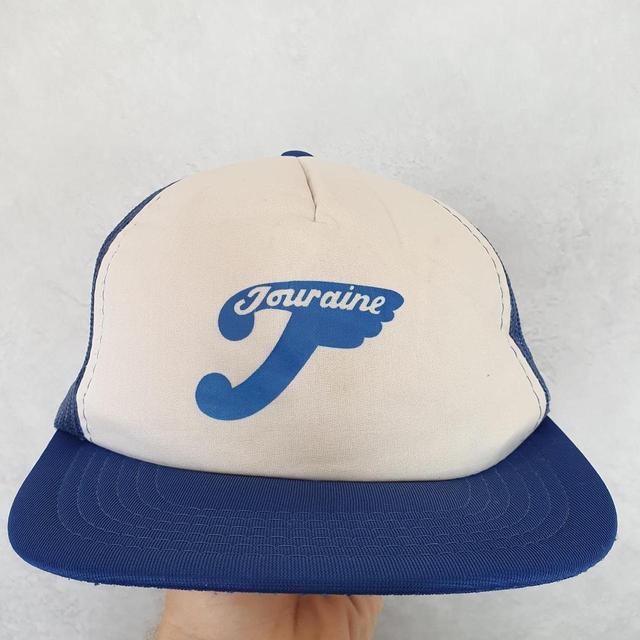 Men's Caps - White/Blue on Productcaster.