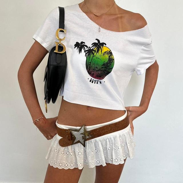 American Vintage Women's T-shirt - White - S on Productcaster.