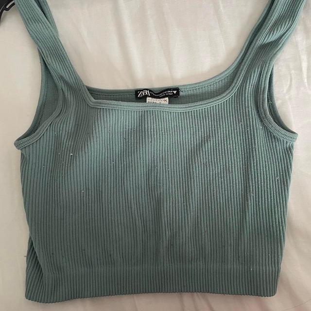 Zara Women's Vest - Green - XS on Productcaster.