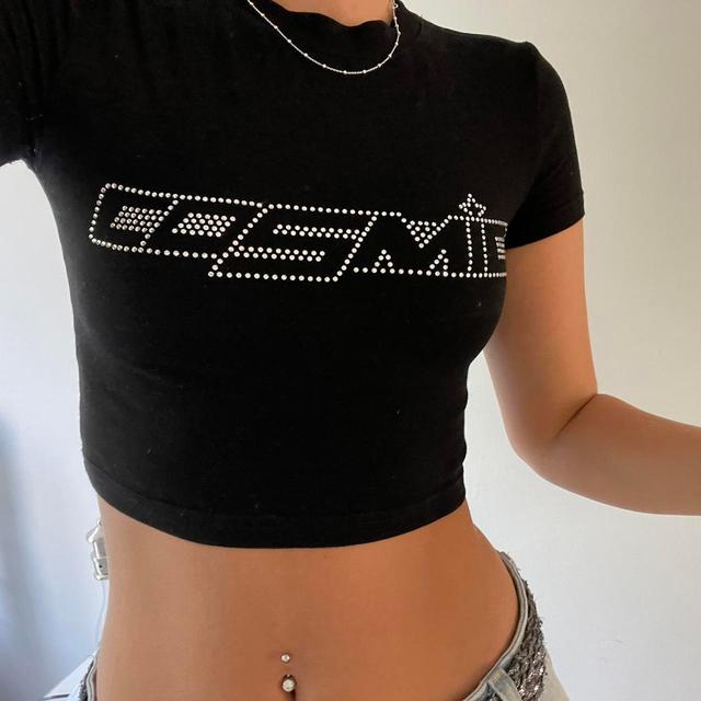 Women's Crop top - Black - 6 on Productcaster.