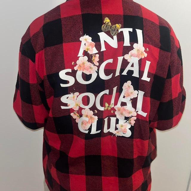 Anti Social Social Club Men's Shacket Jacket - Red - XL on Productcaster.