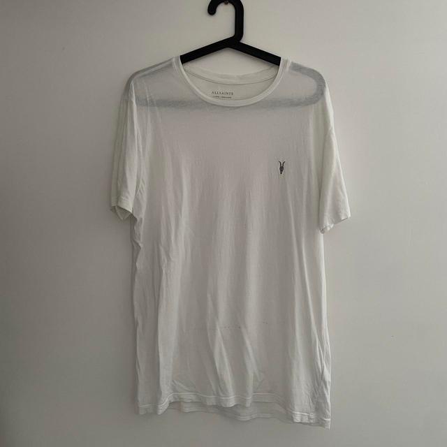 AllSaints Men's T-shirt - White - L on Productcaster.