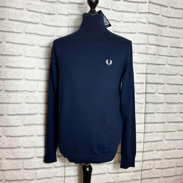 Fred Perry Men's Jumper - Navy - M on Productcaster.