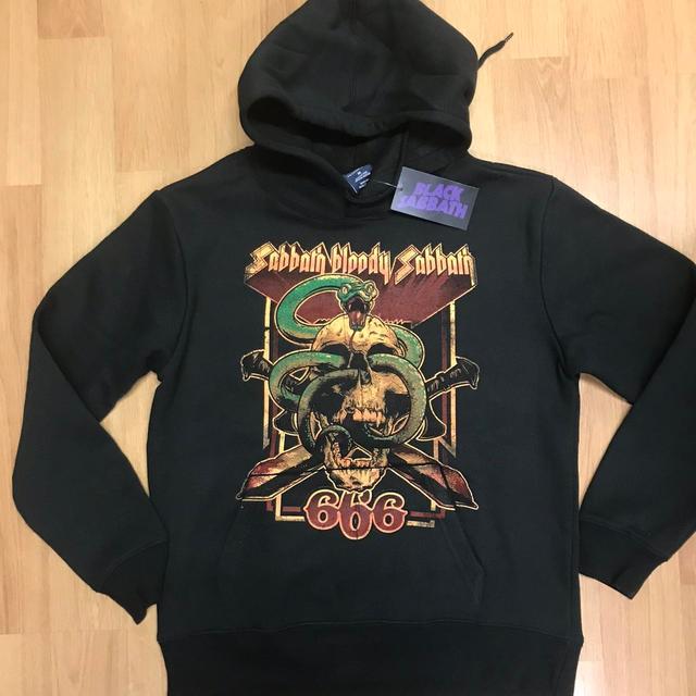 Men's Hoodie - Black - M on Productcaster.