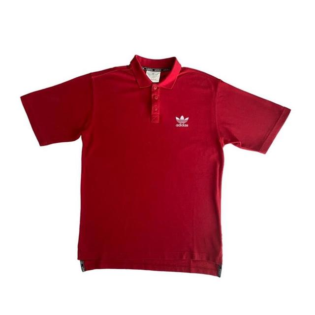 Adidas Men's T-shirt - Burgundy - L on Productcaster.