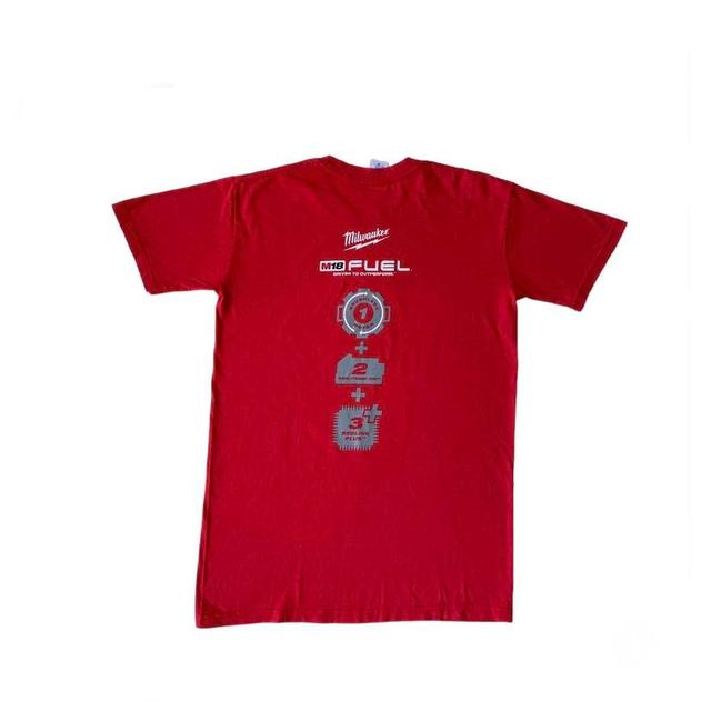 American Vintage Men's T-shirt - Red on Productcaster.