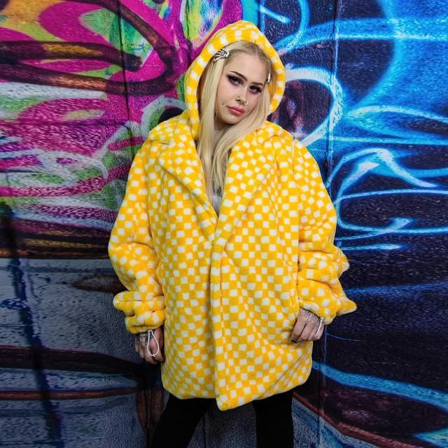 Custom Women's Bomber Jacket - Yellow - XL on Productcaster.