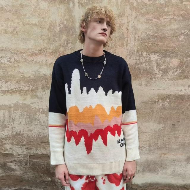 Custom Men's Jumper - Multi - L on Productcaster.