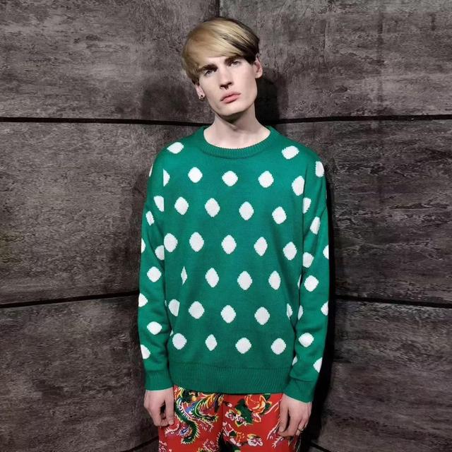 Custom Men's Jumper - Green - One size on Productcaster.