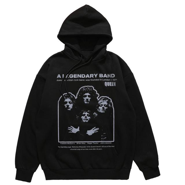 Custom Men's Hoodie - Black - S on Productcaster.