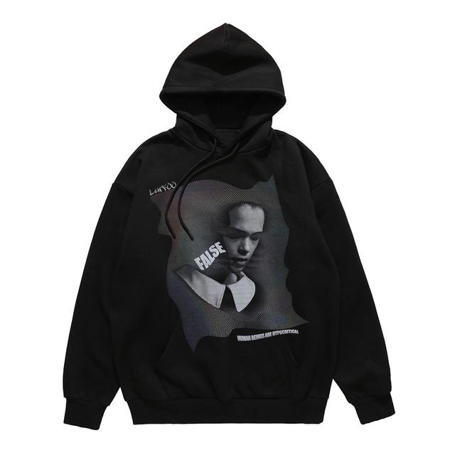 Custom Men's Hoodie - Black - XL on Productcaster.