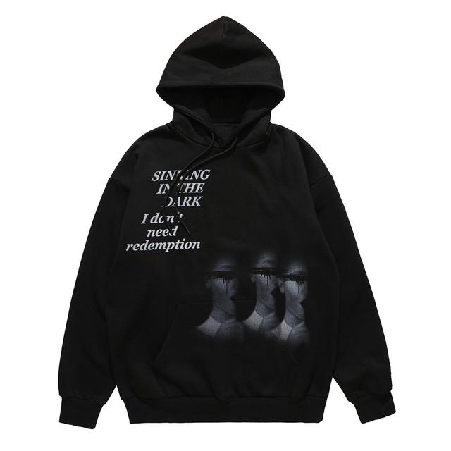 Custom Men's Hoodie - Black - M on Productcaster.