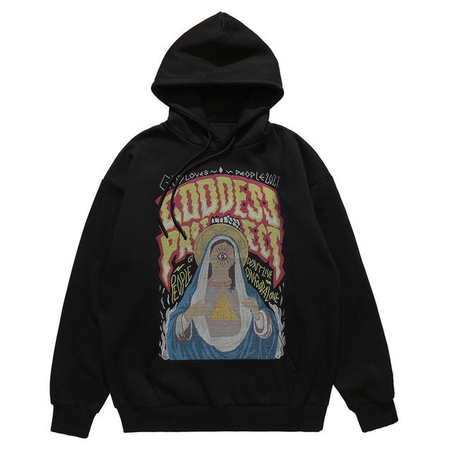 Custom Men's Hoodie - Black - L on Productcaster.