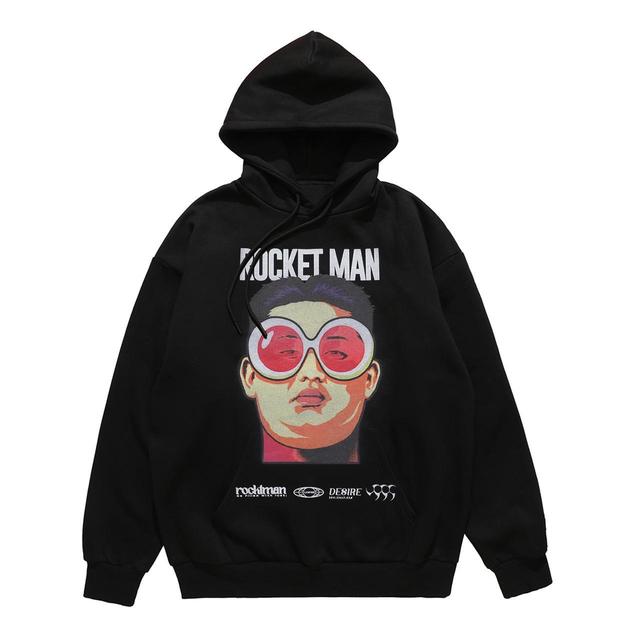 Custom Men's Hoodie - Black - XL on Productcaster.