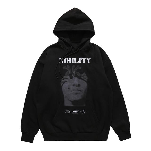 Custom Men's Hoodie - Black - L on Productcaster.