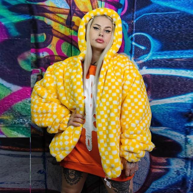 Custom Women's Bomber Jacket - Yellow - One size on Productcaster.