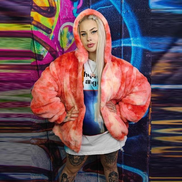 Custom Women's Bomber Jacket - Red - L on Productcaster.