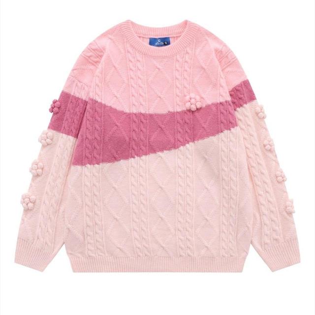 Custom Women's Jumper - Pink - L on Productcaster.