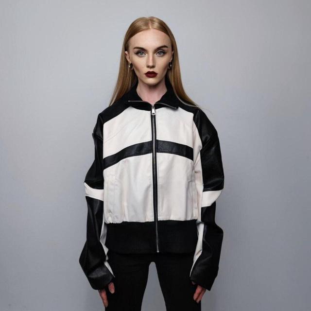 Custom Women's Bomber Jacket - Black - S on Productcaster.