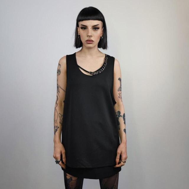 Custom Women's T-shirt - Black - L on Productcaster.