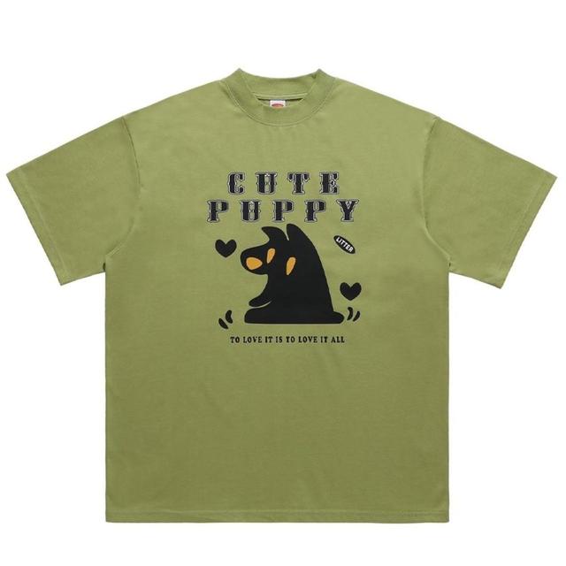 Custom Men's T-shirt - Green - S on Productcaster.