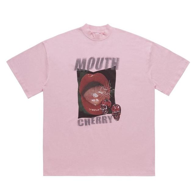 Custom Men's T-shirt - Pink - M on Productcaster.