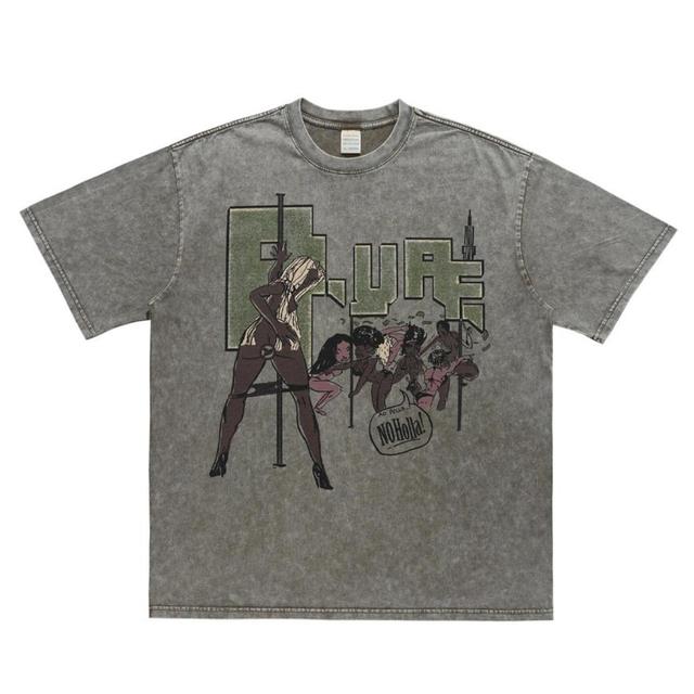 Custom Women's T-shirt - Grey - L on Productcaster.