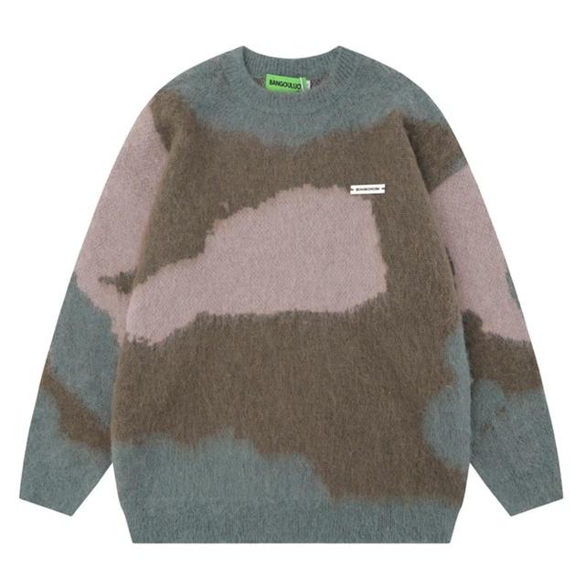 Custom Men's Jumper - Brown - M on Productcaster.