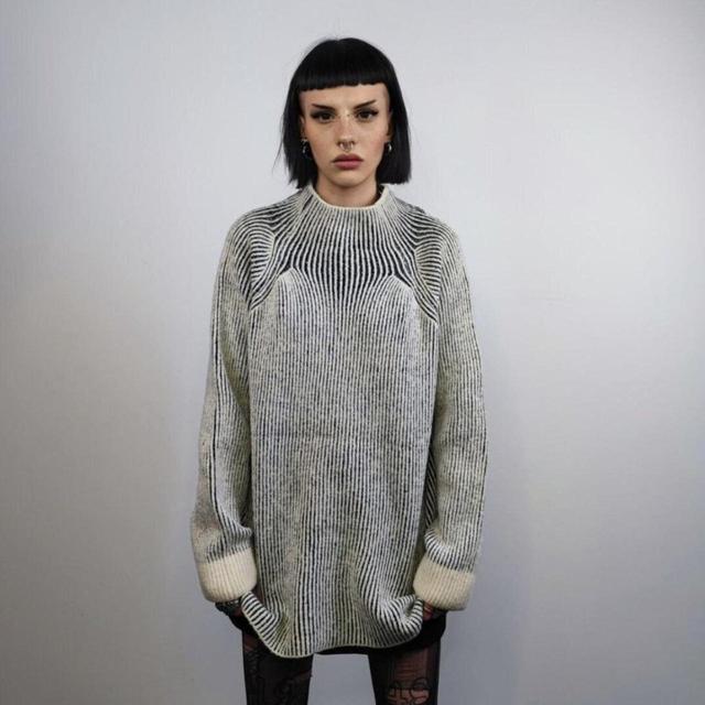 Custom Women's Jumper - Cream - One size on Productcaster.